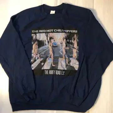 레드 핫 칠리 페퍼스 XL 속기모 밴딩 맨투맨 트레이닝복