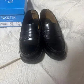 [ HARUTA ] 블랙/로퍼 25cm