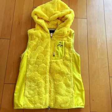 캘러웨이 후드 부착 퍼 베스트