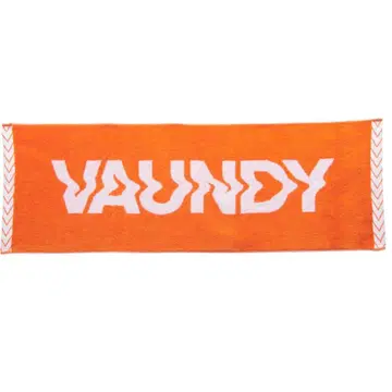 VAUNDY Logo Jacquard Towel[OrangexWhite]