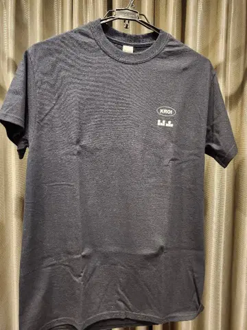 Kroi 네이비 T셔츠 M사이즈 백 프린트 타월