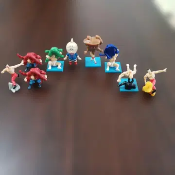 레트로 레어템 컴플리트 세트 미트군 포함 근육맨 옛날 덤