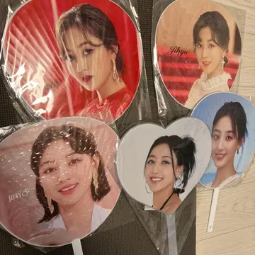 TWICE 지효 부채 묶음 판매