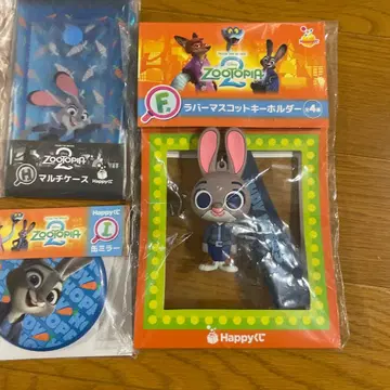 주토피아 해피 복권 F상 키링 H상 I상 3점