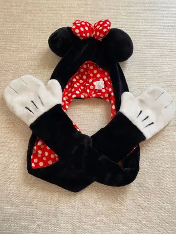 미니 마우스 머플러 팬캡