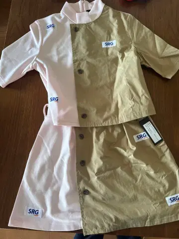 SRG 로고 셋업 핑크/베이지 골프웨어