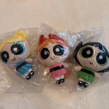 파워퍼프걸 봉제인형 키링 세트