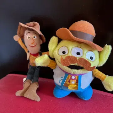우디와 에이리언 봉제 인형 세트