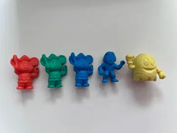 패미컴 캐릭터 지우개 5체 세트