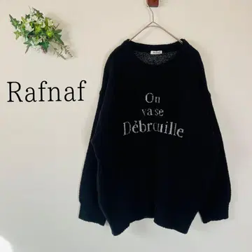 Rafnaf 라프나프 여성용 ( M ) 크루넥 니트 스웨터 긴팔