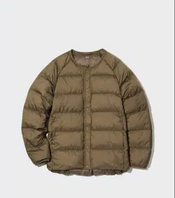 UNIQLO 유니클로 리사이클 다운 자켓 브라운