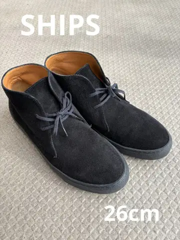 SHIPS 디저트 부츠 블랙 26