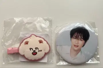 뿔바투 캡슐 토이 캔뱃지 헤어 클립 범규