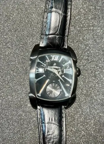 [ 교체 밴드 증정 ] Orobianco 블랙 손목시계