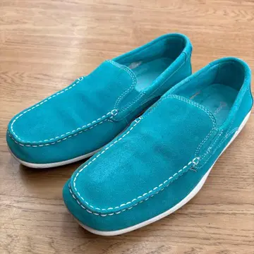Rockport 터콰이즈 모카신 데크 슈즈