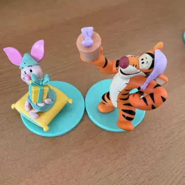 디즈니 1번 복권 티거와 피글렛 피규어 세트