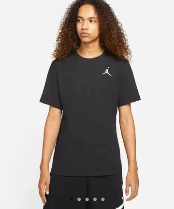 Jordan 점프맨 로고 T셔츠 블랙