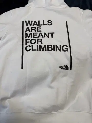 THE NORTH FACE 화이트 후드티