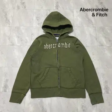 아바클로 지퍼 후드티 맨투맨 후드티 긴팔 자수 아메카지 스트릿