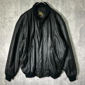 최고급 이탈리아 가죽 자켓 블랙 짧은 기장 어깨 패드 없음 빈티지