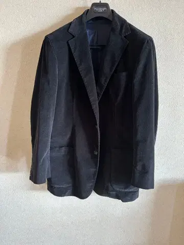 다니엘레 덴티 블랙 코듀로이 자켓 이탈리아 52