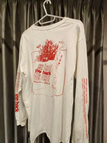 VAUNDY 긴팔 T셔츠 화이트