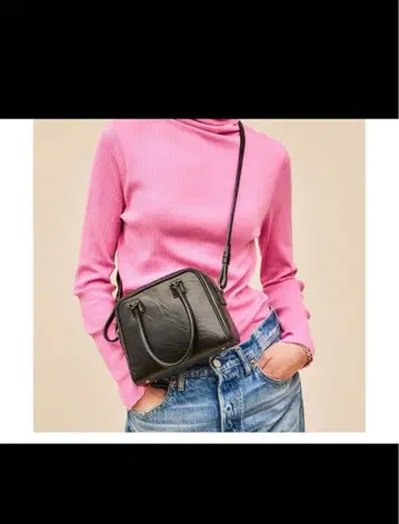 THE SHINZONE 핑크 터틀넥 스웨터