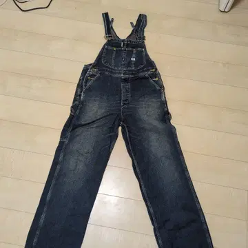 Lee 데님 오버롤 다크 블루