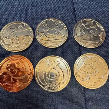 포켓몬 코인 6개 세트