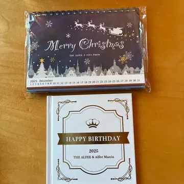 THE ALFEE 2026 달력 & 벌스데이 카드