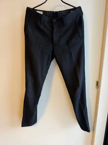 Ideal 블랙 치노 팬츠 일본제