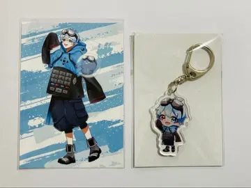 잉크 리모콘 아크릴 키링 브로마이드 세트