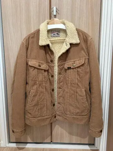 Lee 보아 자켓 브라운