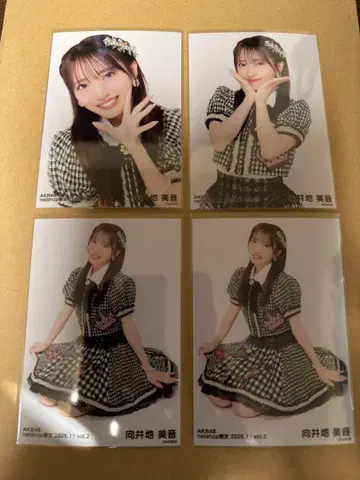 AKB48 2025년 11월 랜덤 브로마이드 무카이치 미온 3종 4매