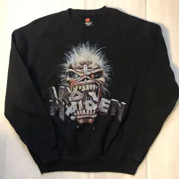 아이언 메이든 IRAN MAIDEN L 속기모 밴딩 맨투맨