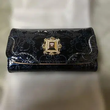 미사용품 ANNA SUI 안나수이 키케이스 네이비 로즈
