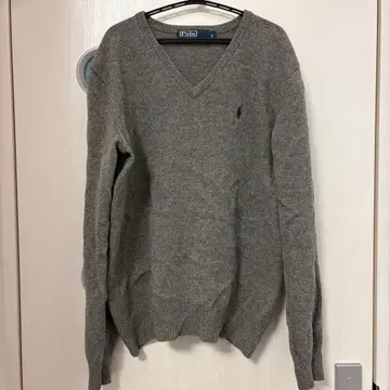 랄프 로렌 그레이 니트