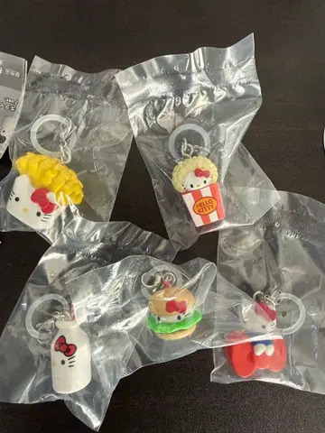 헬로키티 아메리칸 디자인 메지루시 액세서리 전 5종 컴플리트
