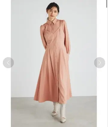 rienda 뷔스티에 콤비 플레어 라인 원피스 M 사이즈