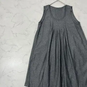 새상품급 Sunny Clouds 빅 슬리브리스 무릎 기장 원피스 LT