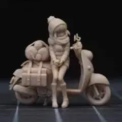 1/64 피규어 시마 린 세트 디오라마 미니카 레진 키트