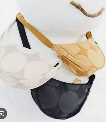 도트 패턴 숄더백 3색 세트