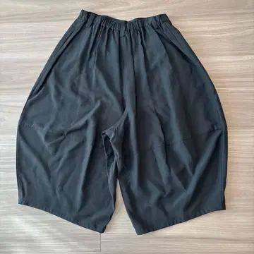 MOYURU 블랙 와이드 팬츠 사루엘 팬츠