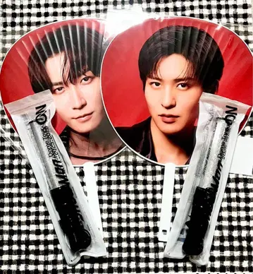 SnowMan 메구로 렌 와타나베 쇼타 ON 부채, 응원봉