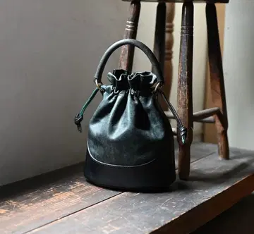 PLANT 플랜트 가죽 한정판 드로우 스트링 백 새상품