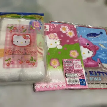 헬로 키티 오시보리 손수건 세트