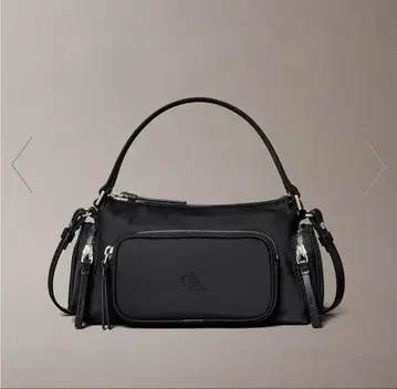 캘빈클라인 더블 스트랩 포켓 나일론 백