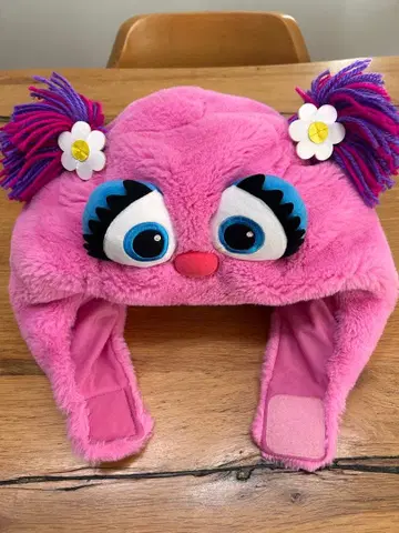 애비 세서미 스트릿 핑크 캐릭터 모자