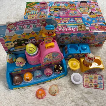 호빵맨 얹어! 퐁! 아이스 주세요 SP 세트 아이스크림 가게