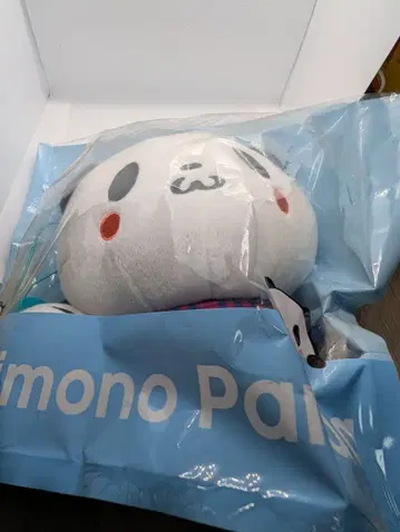 [ 미사용 ] 쇼핑 팬더 쇼팬더 봉제 인형 FC 바르셀로나 콜라보